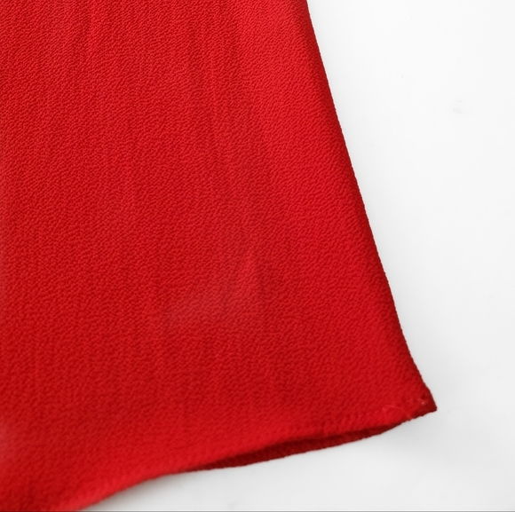 Kids Size 12 Red Off The Shoulder Dress - Picture 7 of 7